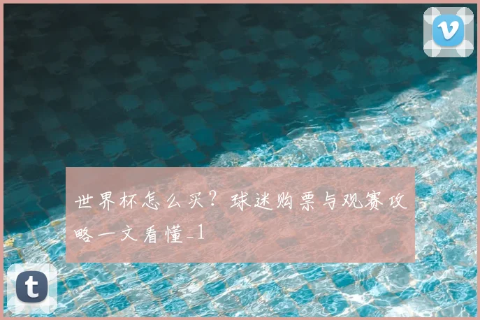 世界杯怎么买？球迷购票与观赛攻略一文看懂_1
